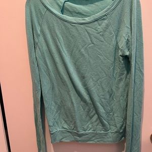 Aqua blue lightweight sweatshirt